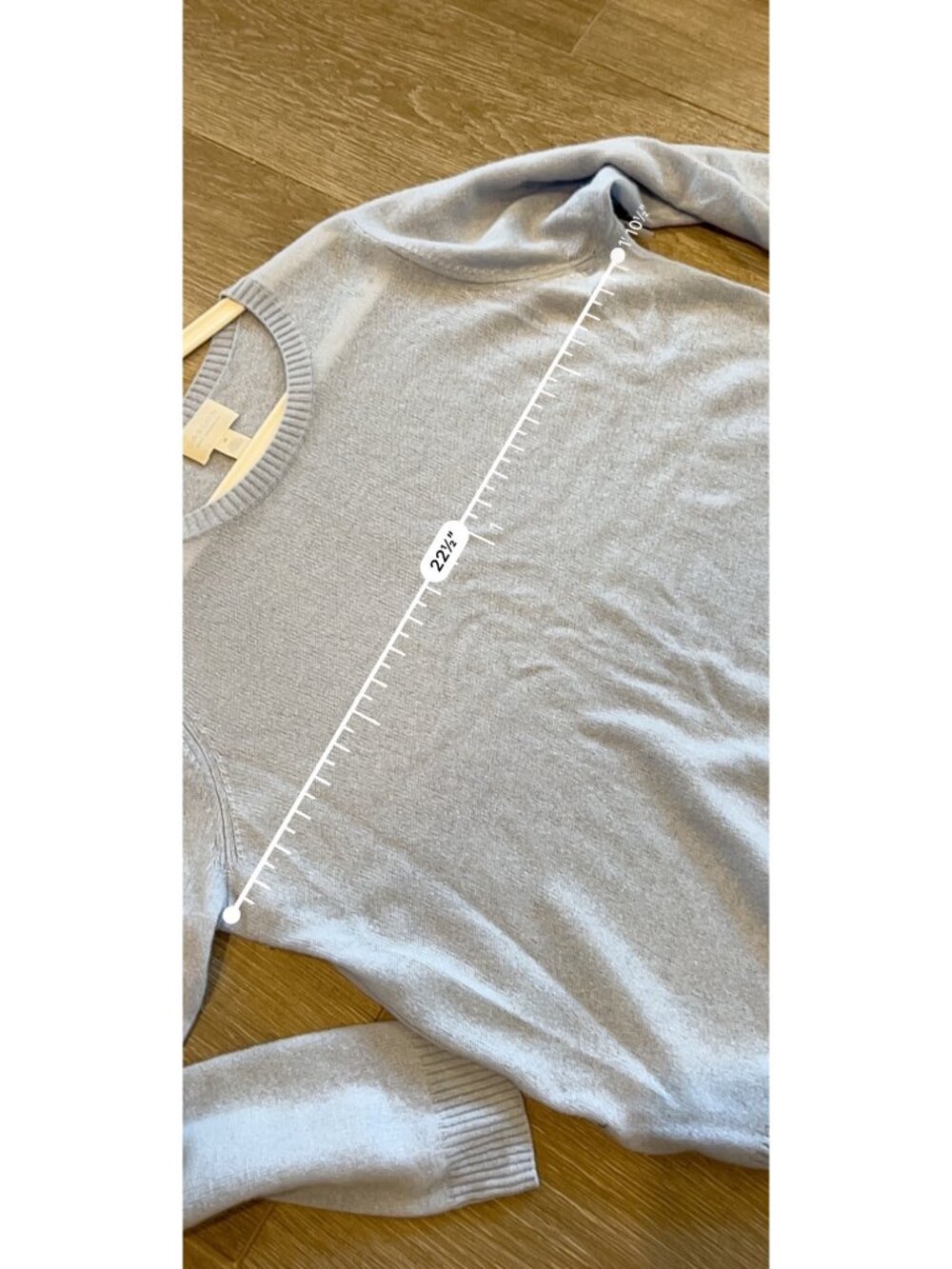 CASLON NORDSTROM LIGHT BLUE CASHMERE SWEATER SIZE XXL - Picture 5 of 6